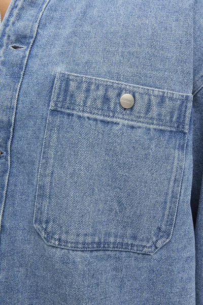Chemise en jean Mid blue denim - ORIGINALS BY JACK & JONES