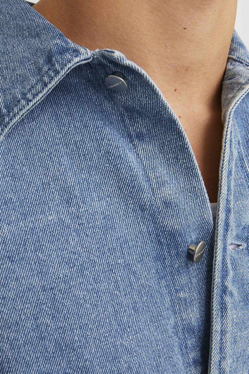 Chemise en jean Mid blue denim - ORIGINALS BY JACK & JONES
