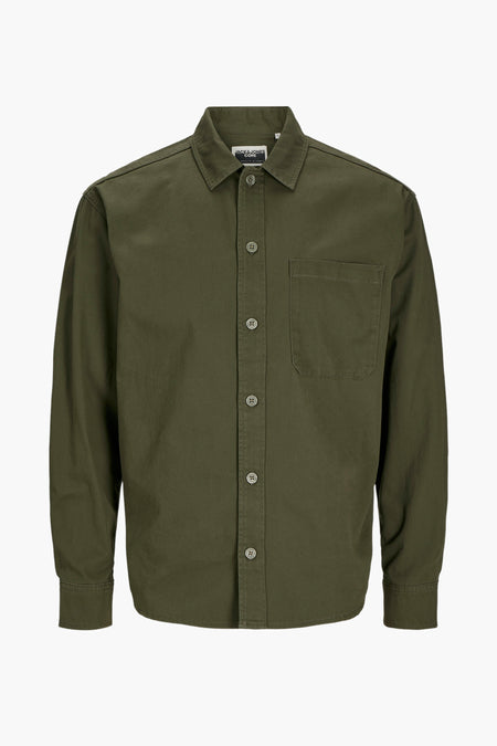 Chemise à manches longues - kahki