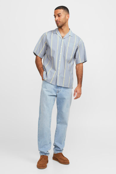 Chemise à manches courtes - bleu