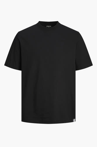 T-shirt noir de CORE par JACK & JONES, avec des manches courtes et un col rond.
