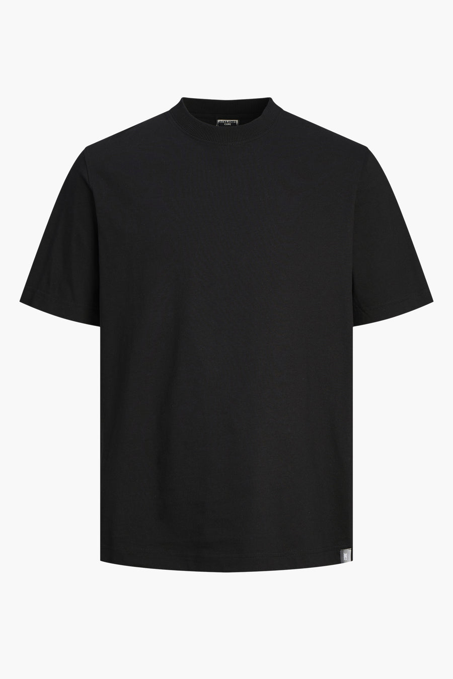 T-shirt noir de CORE par JACK & JONES, avec des manches courtes et un col rond.