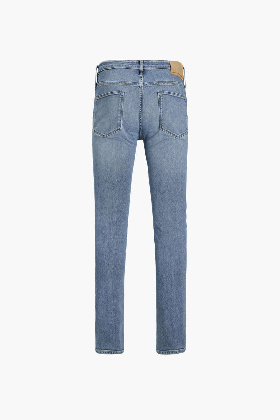 Jean skinny bleu clair de JACK & JONES JEANS INTELLIGENCE, détail à l'arrière.