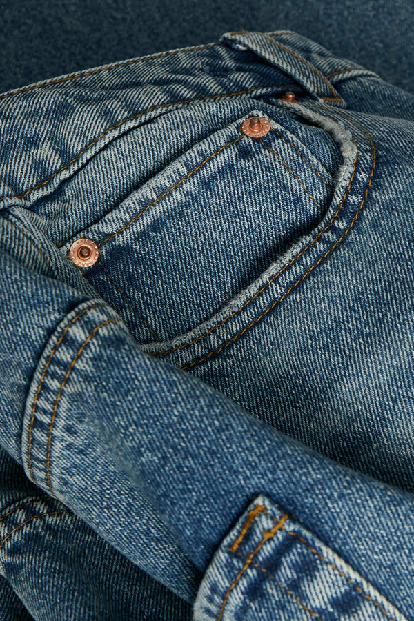 Jeans straight Dark blue denim - JJXX