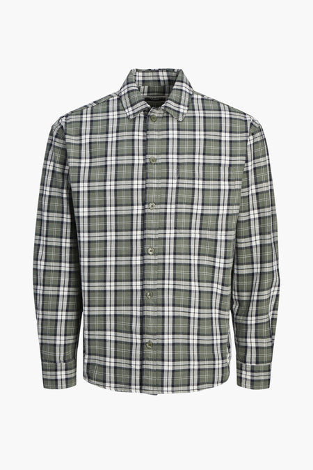 JCOCOLLECTIVE ZAC CHECK OVERSHIRT LS