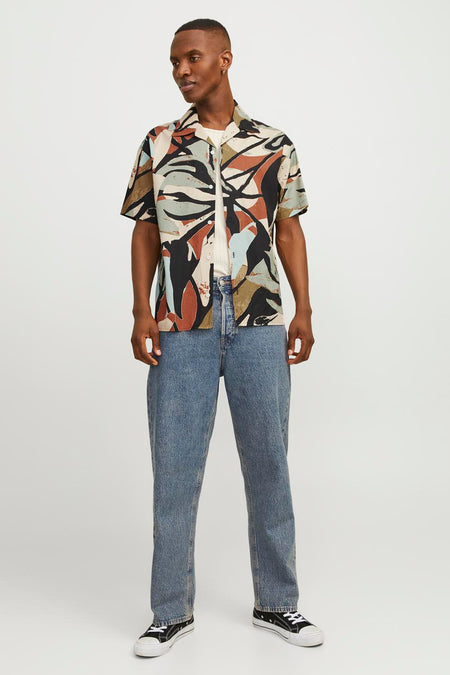 Chemise (manches courtes) Noir - ORIGINALS BY JACK & JONES