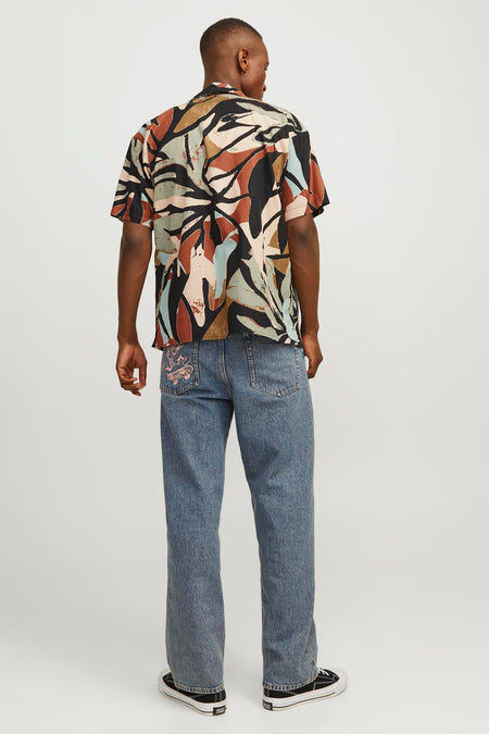 Chemise (manches courtes) Noir - ORIGINALS BY JACK & JONES