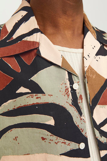 Chemise (manches courtes) Noir - ORIGINALS BY JACK & JONES
