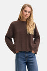 Pull col O brun - JJXX