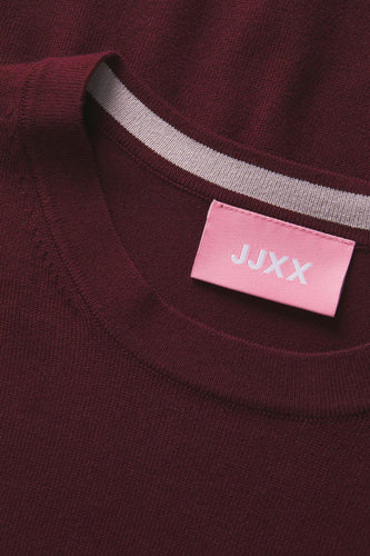 Pull à col rond - rouge - JJXX