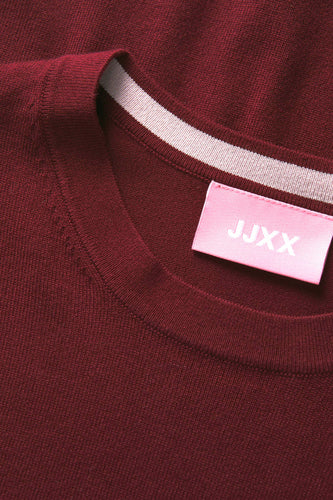Pull à col rond - rouge - JJXX