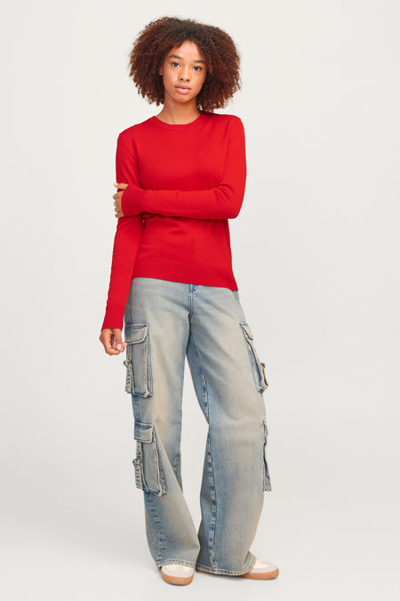 JXCARA COMFY CREW NECK KNIT SN