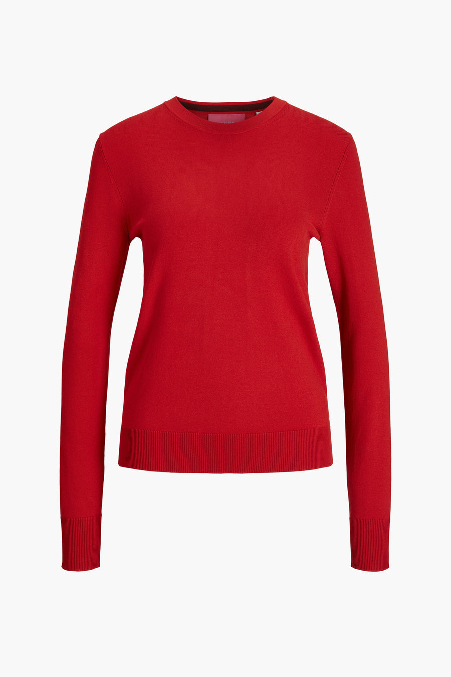 T-shirt rouge avec col rond de JJXX.
