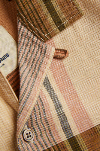 Chemise à manches longues - brun - PREMIUM BLUE by JACK & JONES