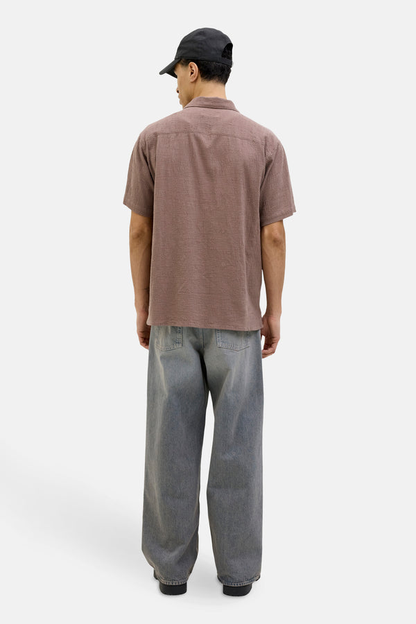 Chemise (manches courtes) Brun - ORIGINALS BY JACK & JONES