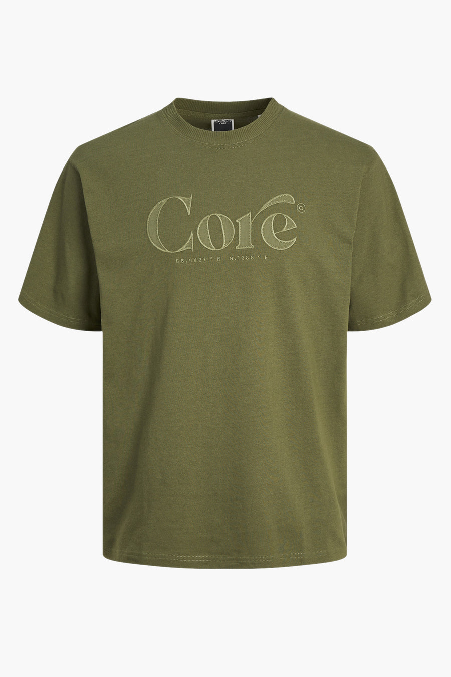T-shirt à manches courtes - vert - CORE BY JACK & JONES