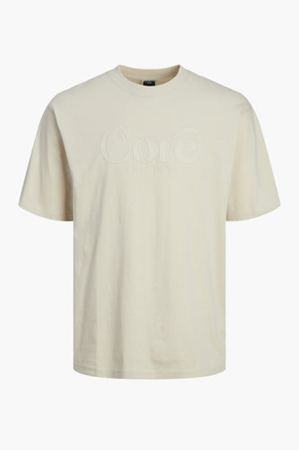 T-shirt à manches courtes - écru - CORE BY JACK & JONES