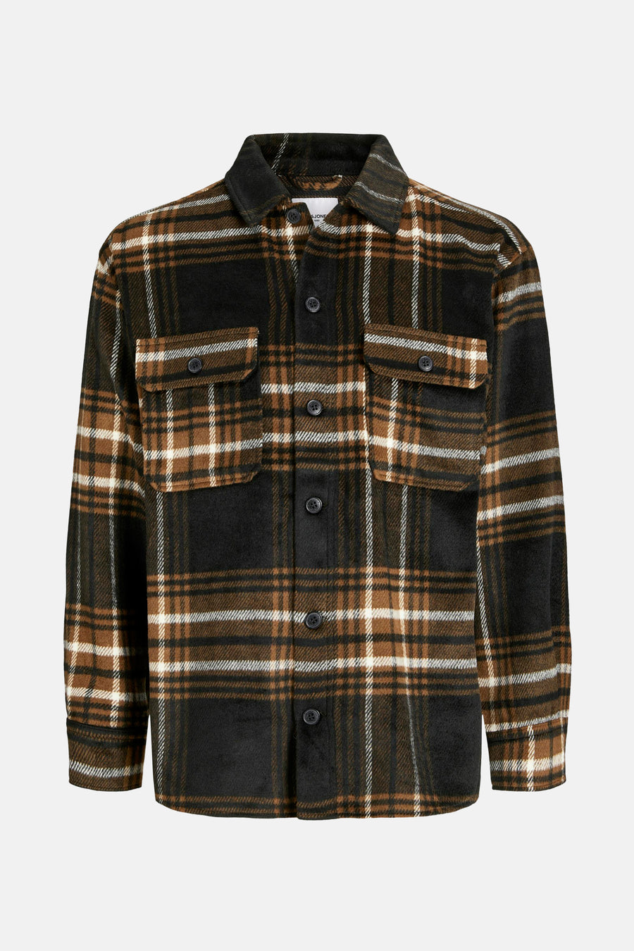 Chemise à manches longues - brun - ORIGINALS BY JACK & JONES