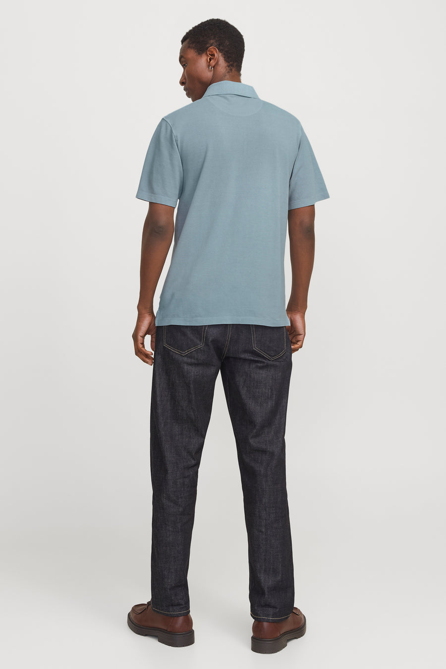 Polo à manches courtes - bleu - PREMIUM BLUE by JACK & JONES - 3