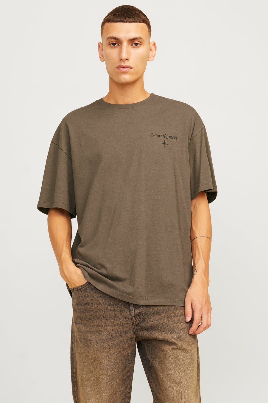 T-shirt à manches courtes - brun