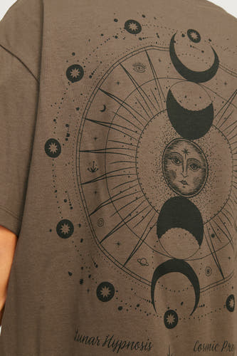T-shirt à manches courtes - brun