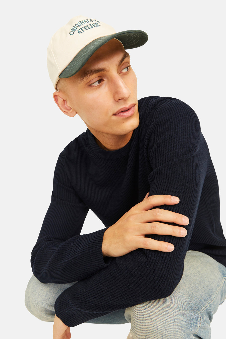 JJEPERFECT KNIT CREW NECK LN