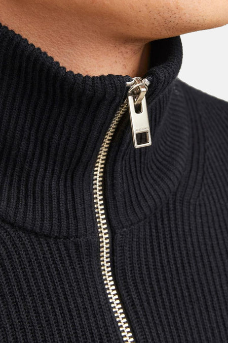 JJEPERFECT KNIT HALF ZIP SN