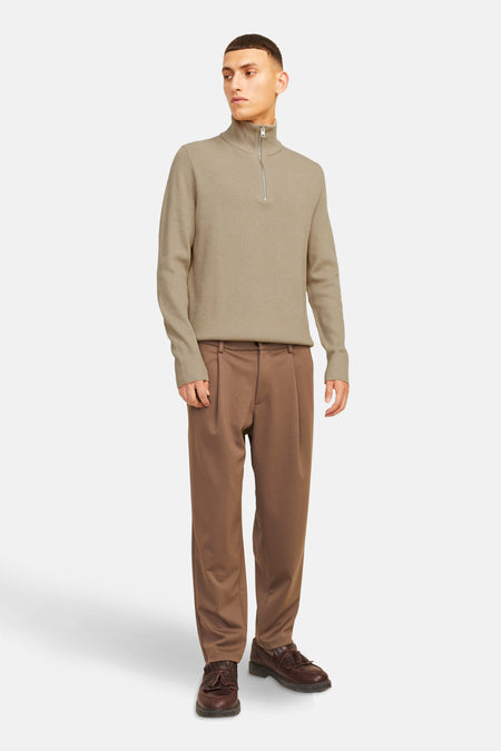 JJEPERFECT KNIT HALF ZIP SN