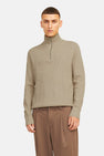 JJEPERFECT KNIT HALF ZIP SN