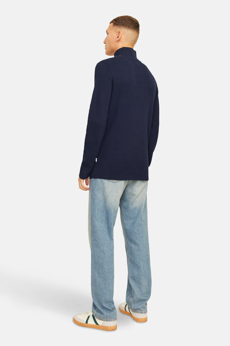 JJEPERFECT KNIT HALF ZIP SN
