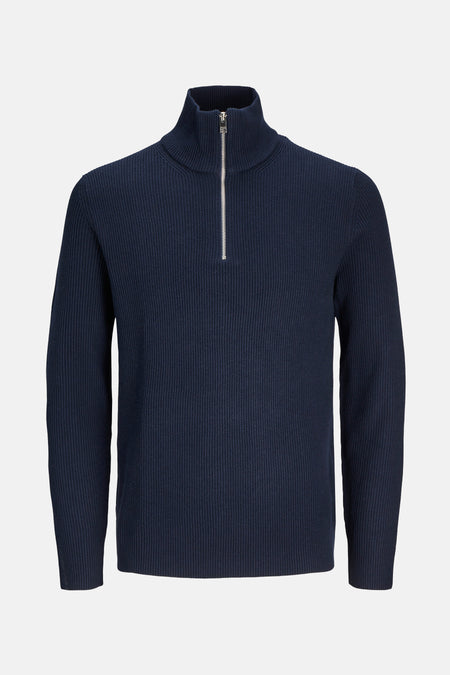 JJEPERFECT KNIT HALF ZIP SN