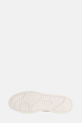 Sneakers blanches d'ACCESSORIES BY JACK & JONES, avec un motif sur la semelle et une bordure de profil.