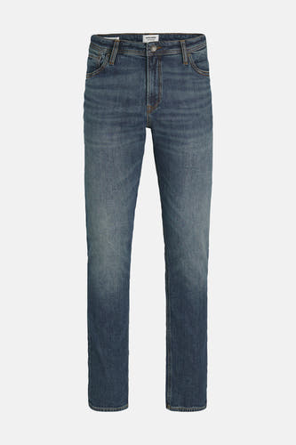 Jean droit bleu marine de JACK & JONES JEANS INTELLIGENCE, avec une subtile texture denim.