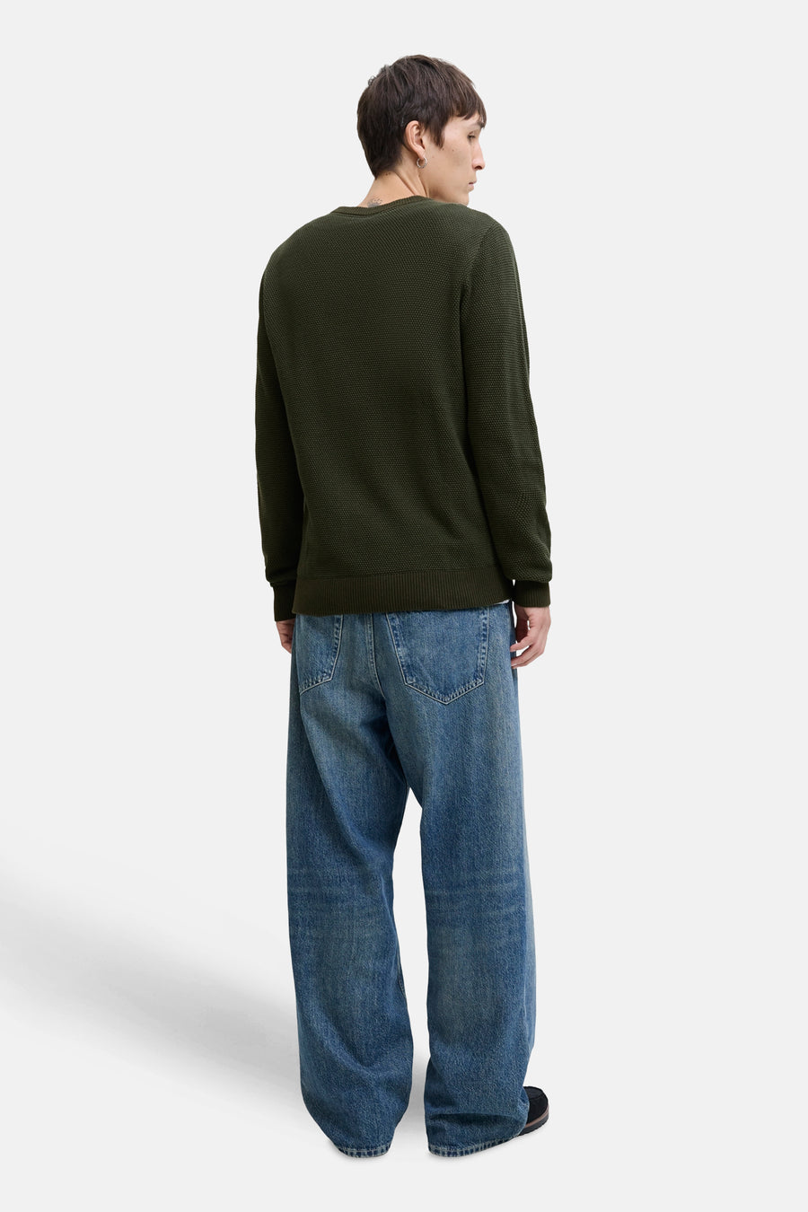 Pull à col rond - vert - CORE BY JACK & JONES