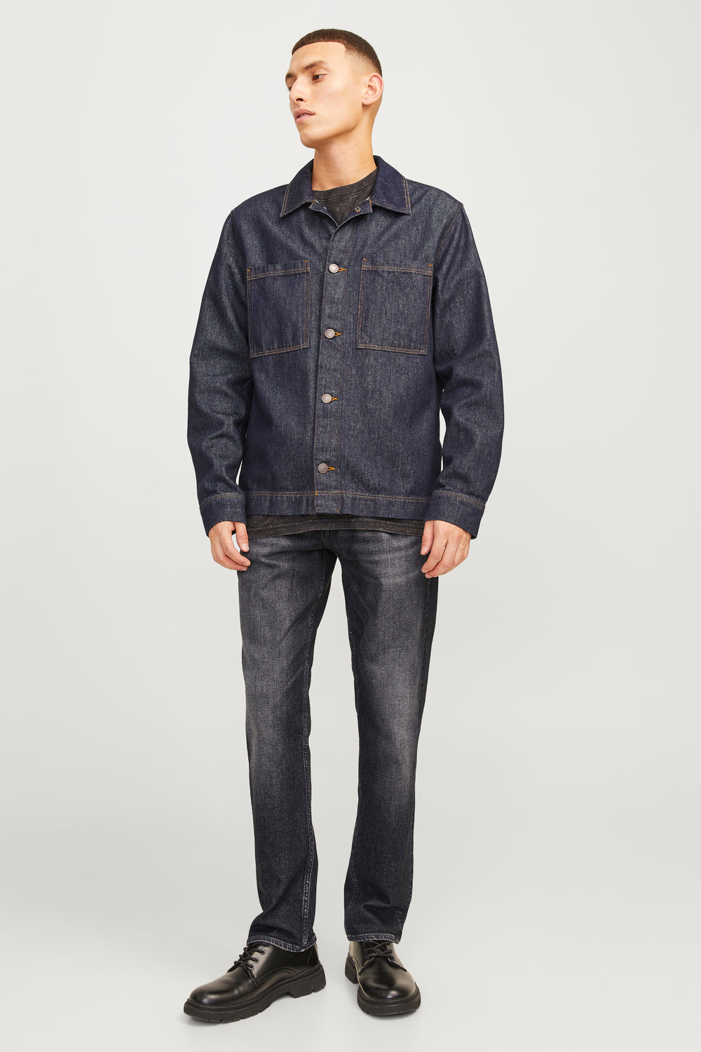 Jeans straight Dark grey denim - JACK & JONES JEANS INTELLIGENCE
