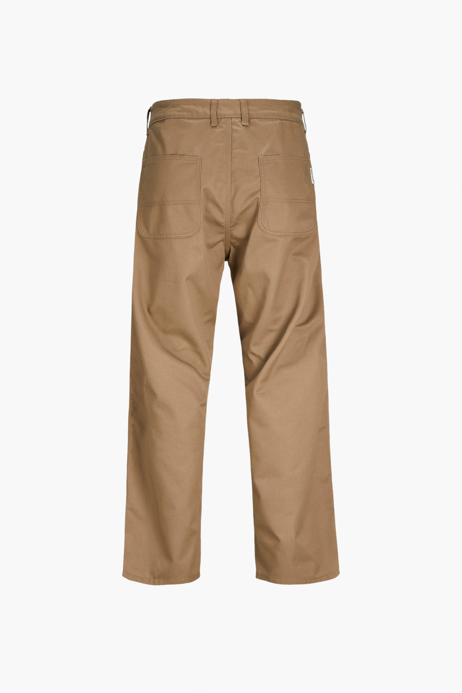 Beige broek van JACK & JONES JEANS INTELLIGENCE, gezien van achteren, met zakken.
