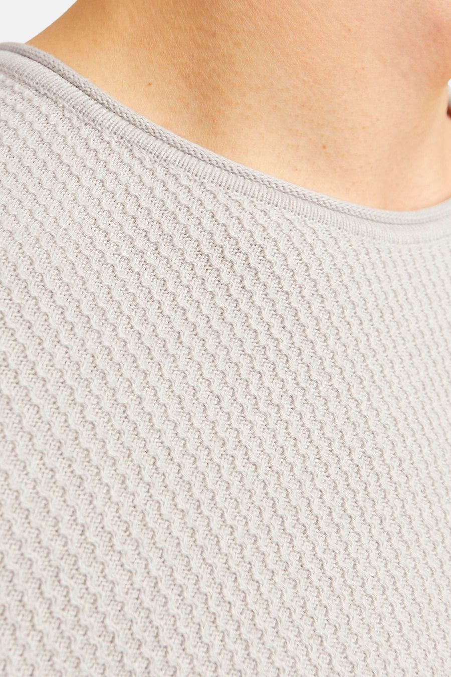 Pull à col rond - beige - PREMIUM BLUE by JACK & JONES