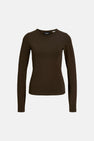 Top uni manche longue brun - JJXX