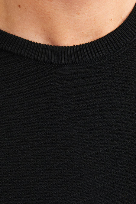 JJOTTO KNIT CREW NECK LN