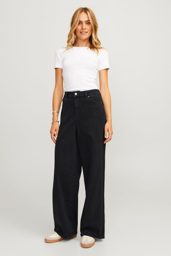 Jeans wide Black denim - JJXX