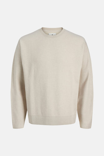 Pull col O beige - PREMIUM by JACK & JONES - PREMIUM by JACK & JONES