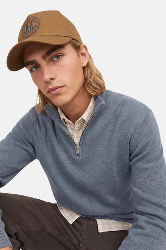 Pull à col roulant - bleu