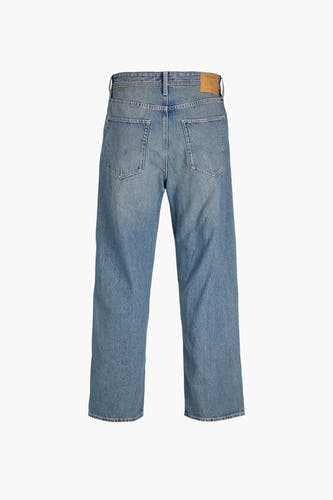 Jean ample en denim bleu de JACK & JONES, vu de dos.