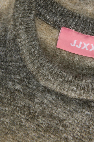 Pull à col rond - beige - JJXX