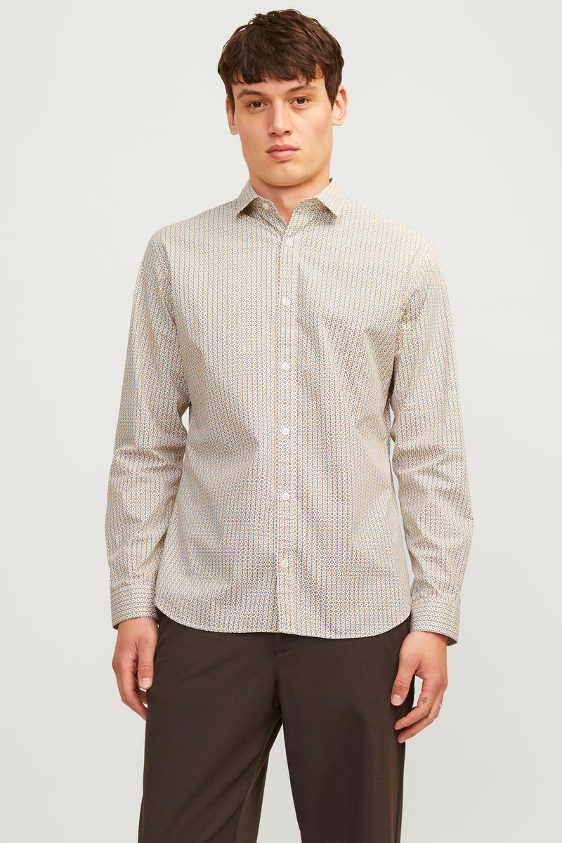 Chemise à manches longues - multicolore