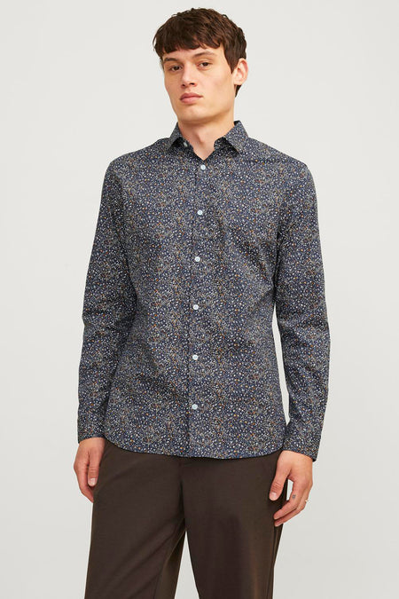 Chemise (manches longues) Bleu - PREMIUM by JACK & JONES