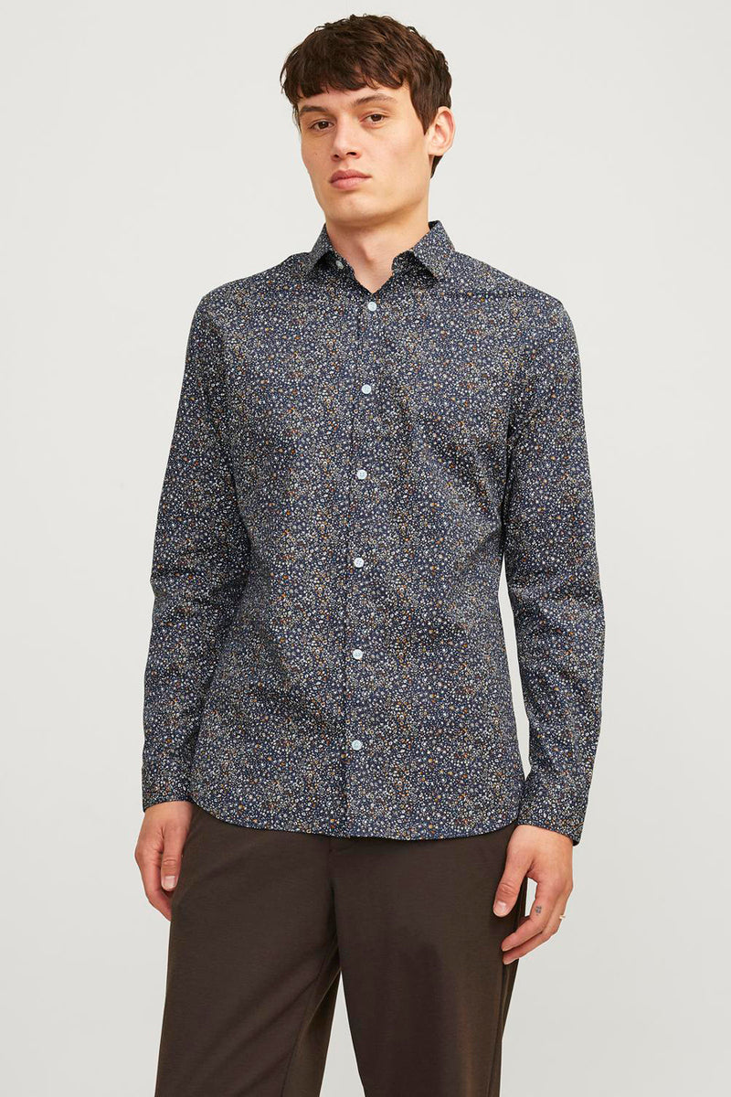 Chemise (manches longues) Bleu - PREMIUM by JACK & JONES