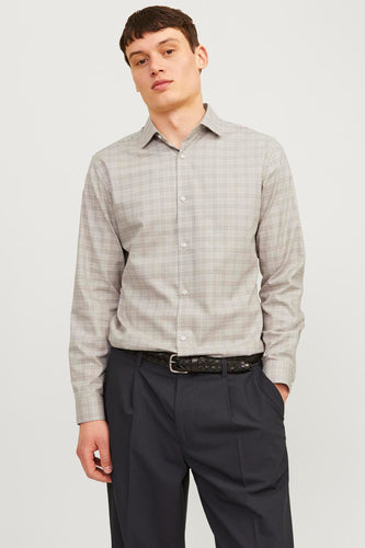 Chemise à manches longues - beige - PREMIUM by JACK & JONES