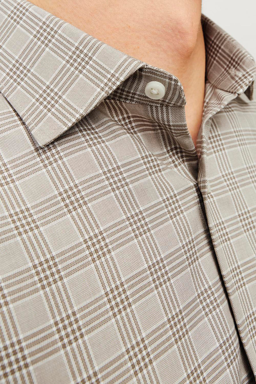 Chemise à manches longues - beige - PREMIUM by JACK & JONES