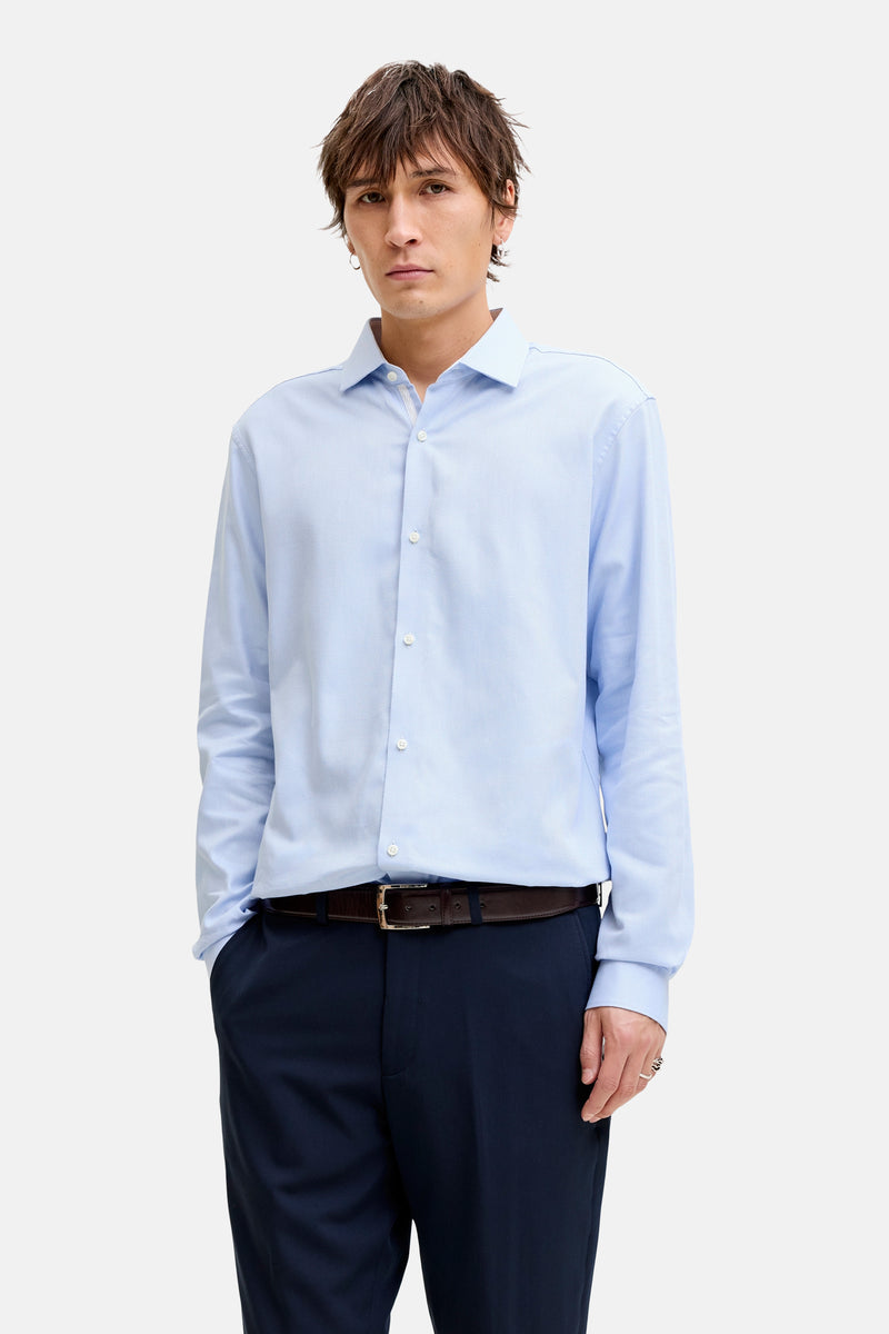 Chemise à manches longues - bleu